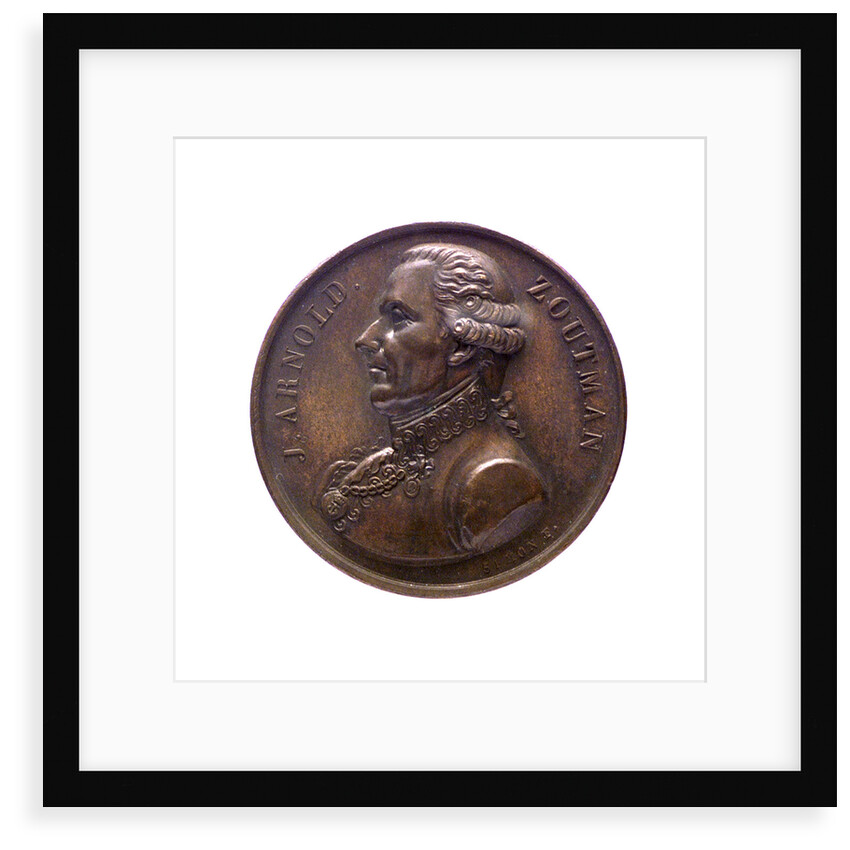 Medal commemorating Admiral Johan Arnold Zoutman (1724-1793); obverse by J.H. Simon