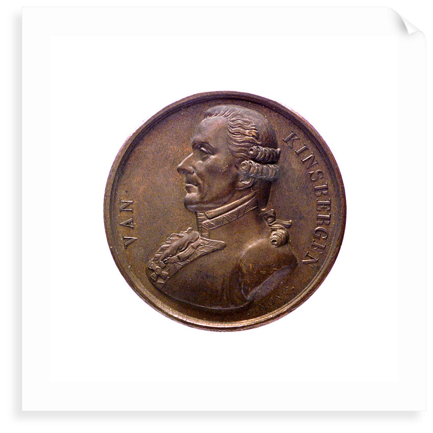 Medal commemorating Admiral J. H. van Kinsbergen; obverse by J.H. Simon