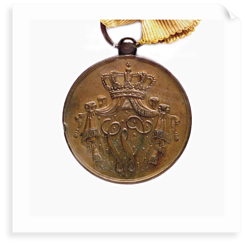 Medal commemorating the Dutch marine service; reverse by unknown
