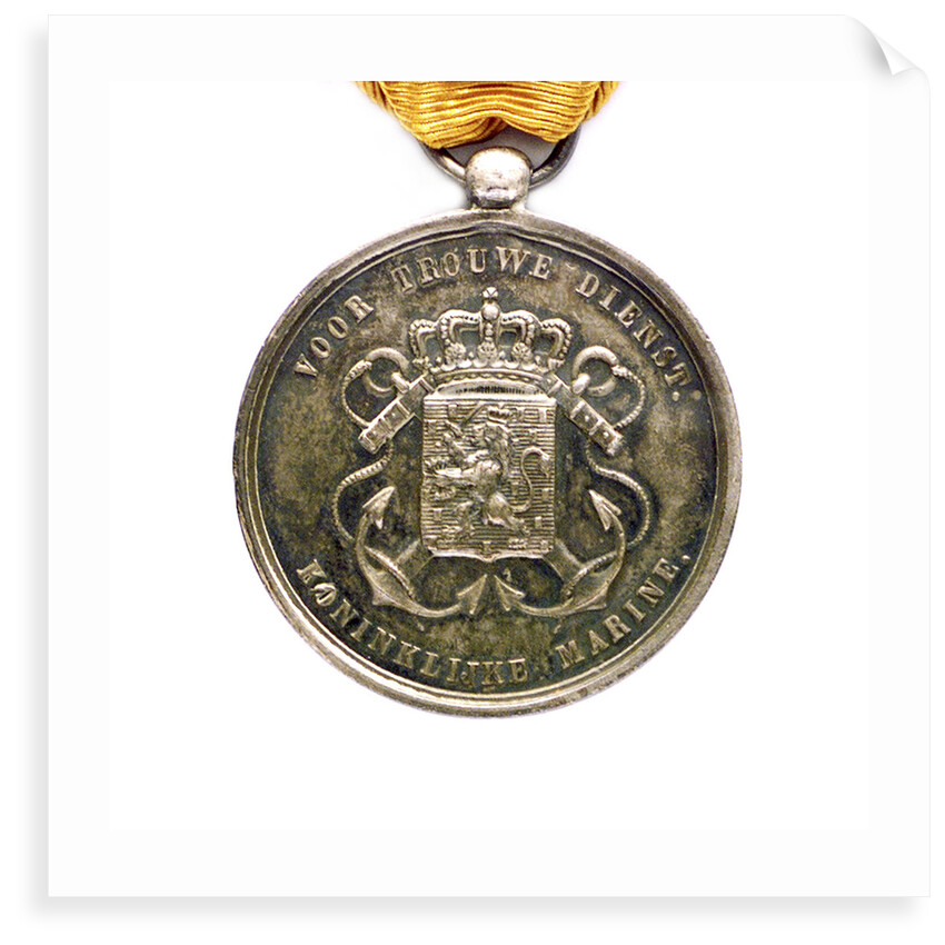 Medal commemorating the Dutch marine service; obverse by unknown