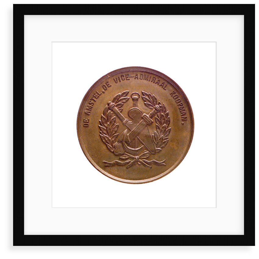 Medal commemorating Vice-Admiral Koopman; obverse by unknown