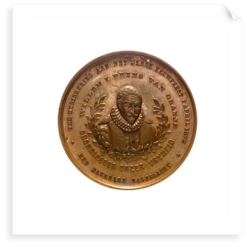 Medal commemorating the tercentenary of the deliverance of Briel; obverse by Posthumus
