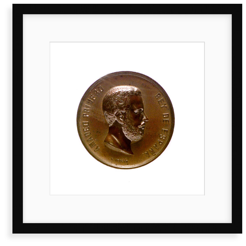 Medal commemorating the Spanish Mediterranean squadron; obverse by G. Sellan