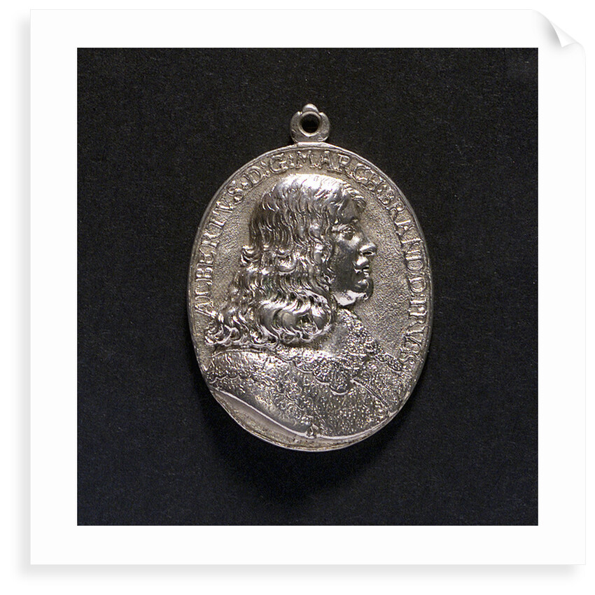 Medal commemorating Albert, Markgraf of Brandenburg and Prussia; obverse by J.B. Braun