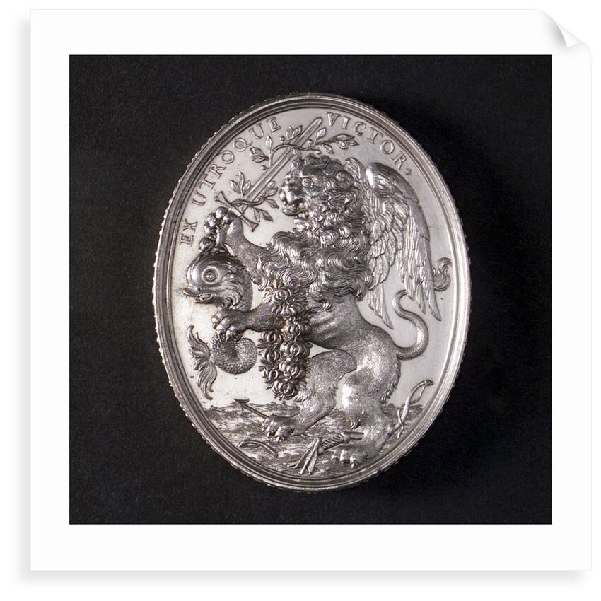 Medal commemorating the victories over the Turks in Morea, 1687; obverse by unknown