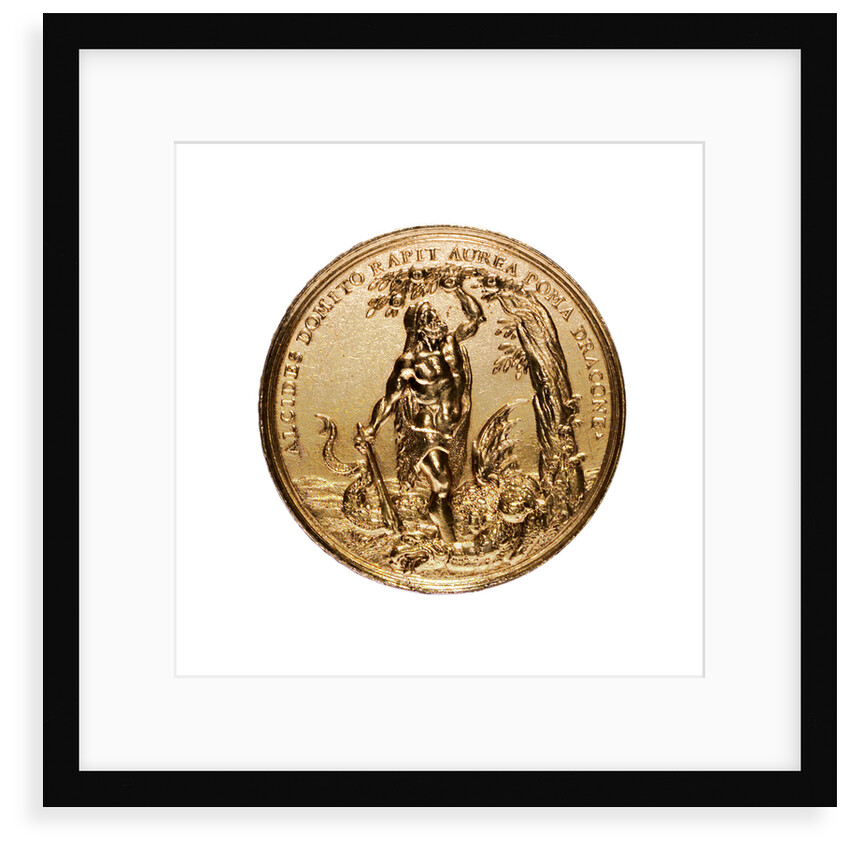 Medal commemorating the capture of Malvasia, 1690; obverse by F. Kleinert