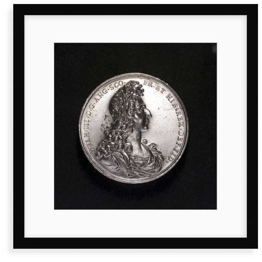 Medal commemorating the Battle of La Hogue, 1692; obverse by G. Hautsch
