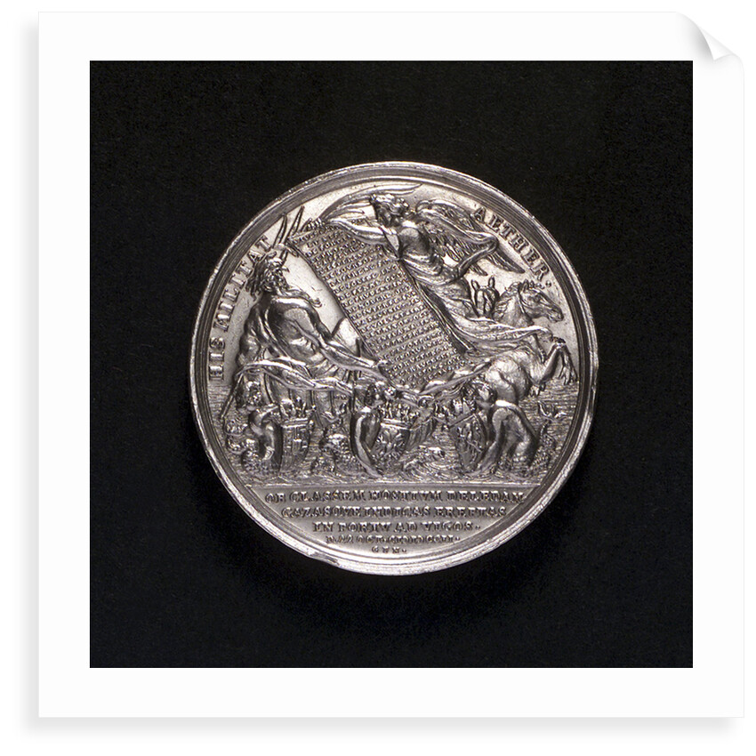 Medal commemorating the Expedition to Vigo Bay, 1702; obverse by G.F. Nurnberger
