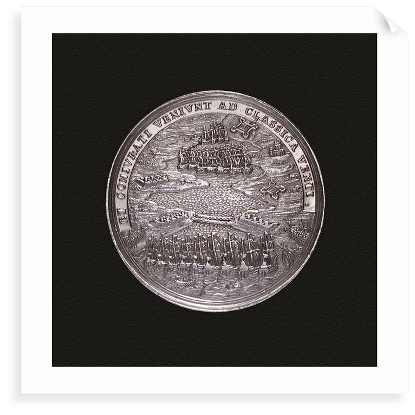 Medal commemorating the Expedition to Vigo Bay, 1702; reverse by G.F. Nurnberger