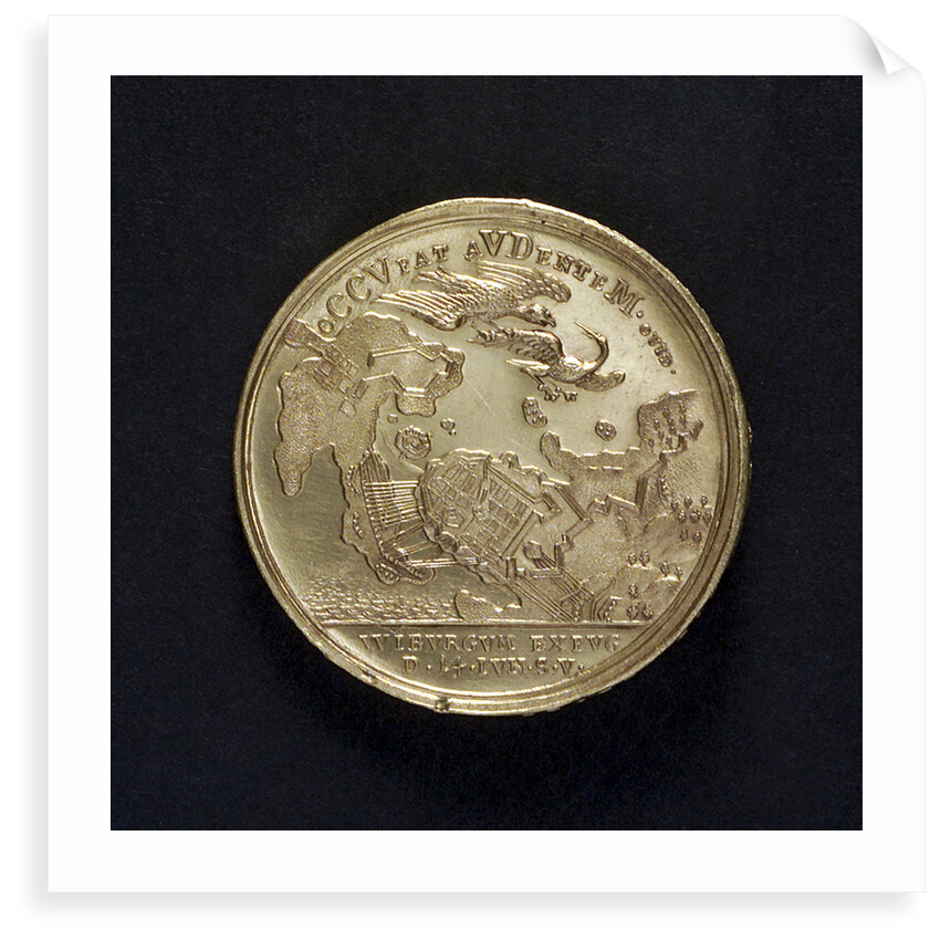 Medal commemorating the capture of Viborg, 1710; reverse by P.H. Muller