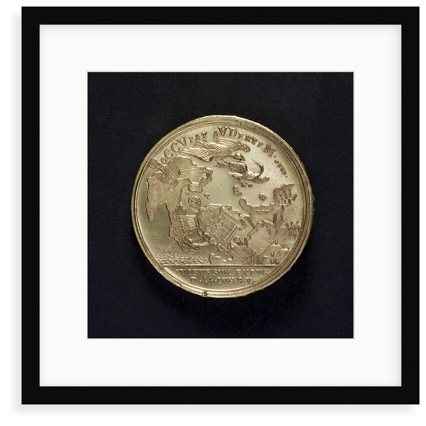 Medal commemorating the capture of Viborg, 1710; reverse by P.H. Muller