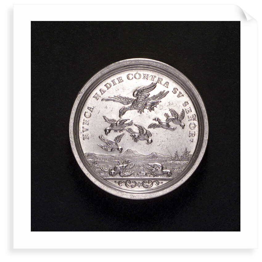 Medal commemorating the Battle of Cape Passaro, 1718; obverse by G.W. Vestner