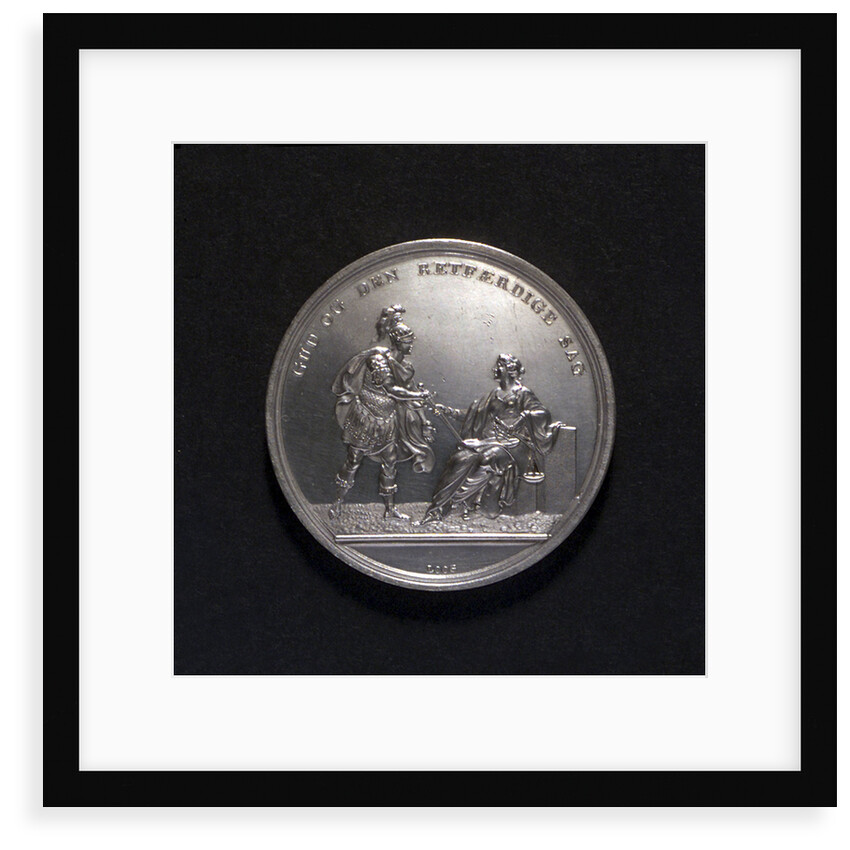 Medal commemorating the Battle of Copenhagen, 1801; obverse by D.F. Loos