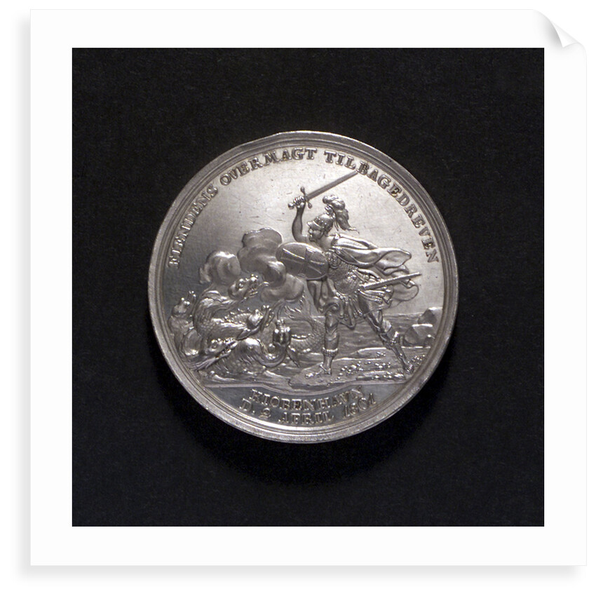 Medal commemorating the Battle of Copenhagen, 1801; reverse by D.F. Loos