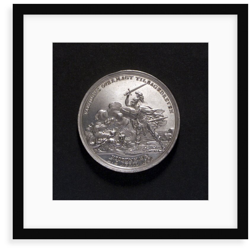 Medal commemorating the Battle of Copenhagen, 1801; reverse by D.F. Loos