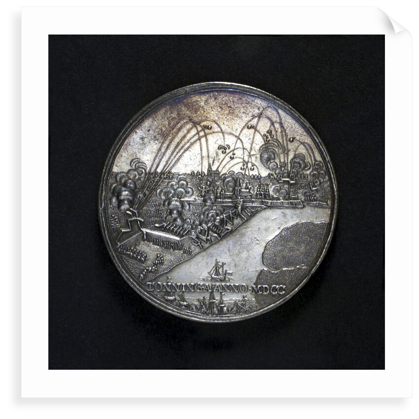 Medal commemorating the bombardment of Tönningen and Copenhagen, 1700 by unknown