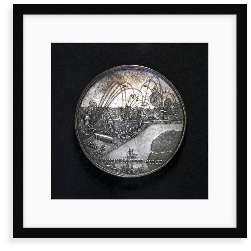 Medal commemorating the bombardment of Tönningen and Copenhagen, 1700 by unknown
