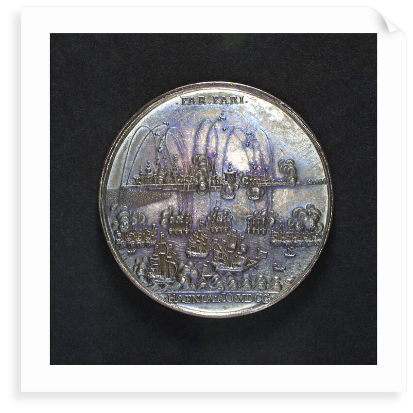 Medal commemorating the bombardment of Tönningen and Copenhagen, 1700 by unknown
