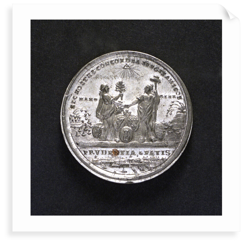 Medal commemorating Gibraltar relieved, 1783; obverse by J.C. Reich