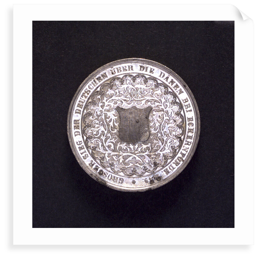 Medal commemorating the action at Eckernförde, 1849 by S. Drentwett