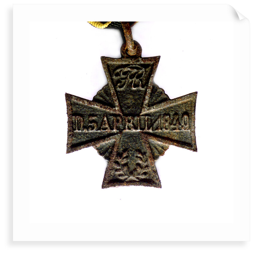 Medal commemorating the action at Eckernförde, 1849; reverse by unknown