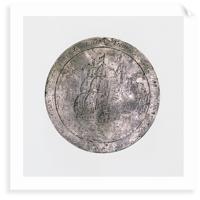 Medal commemorating the Battle of the Texel and the death of Admiral Tromp, 1653; reverse by O.M.