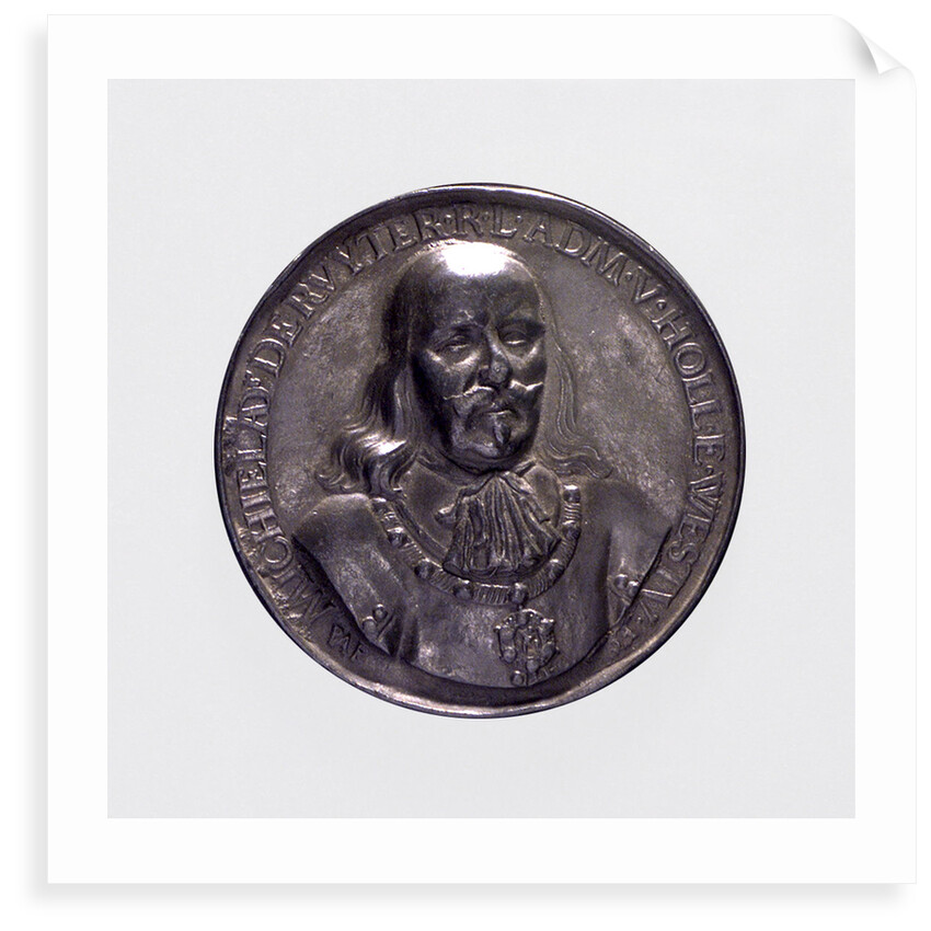 Medal commemorating the Peace of London and Admiral de Ruyter, 1674; obverse by P. van Abeele