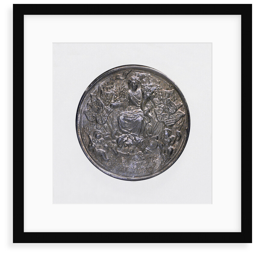 Medal commemorating the Peace of London and Admiral de Ruyter, 1674; reverse by P. van Abeele