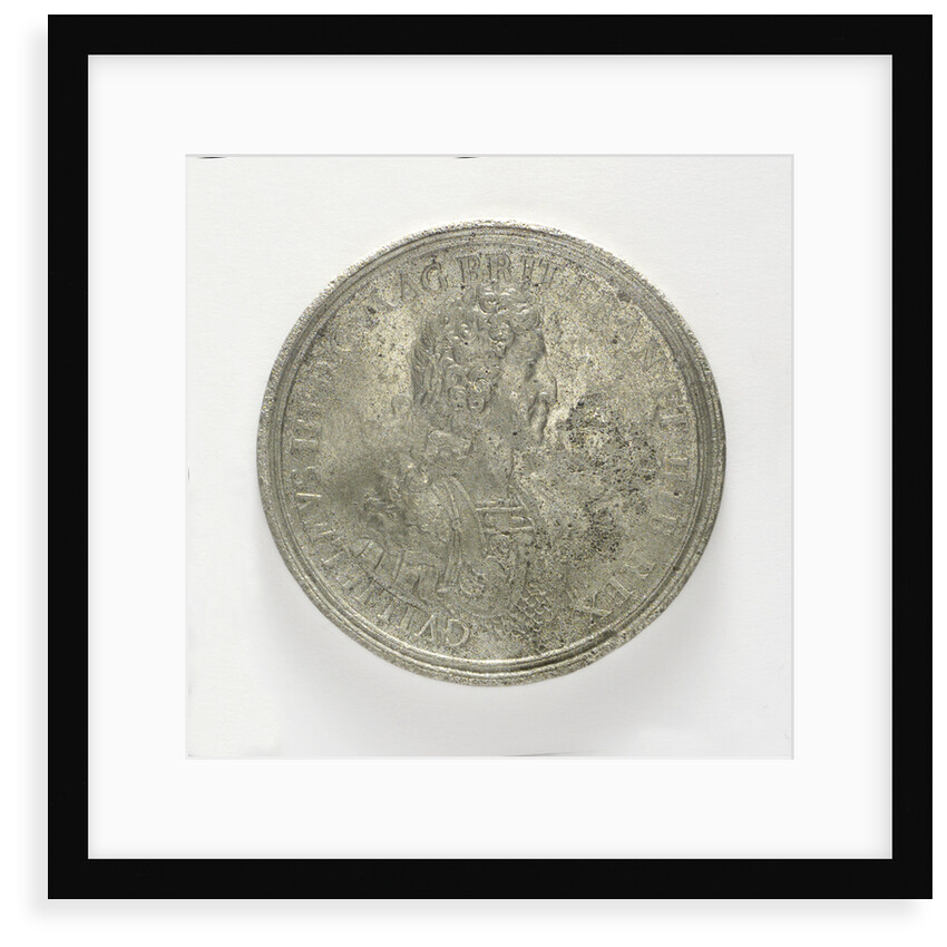 Medal commemorating the Battle of la Hogue, 1692; obverse by Jan Luder