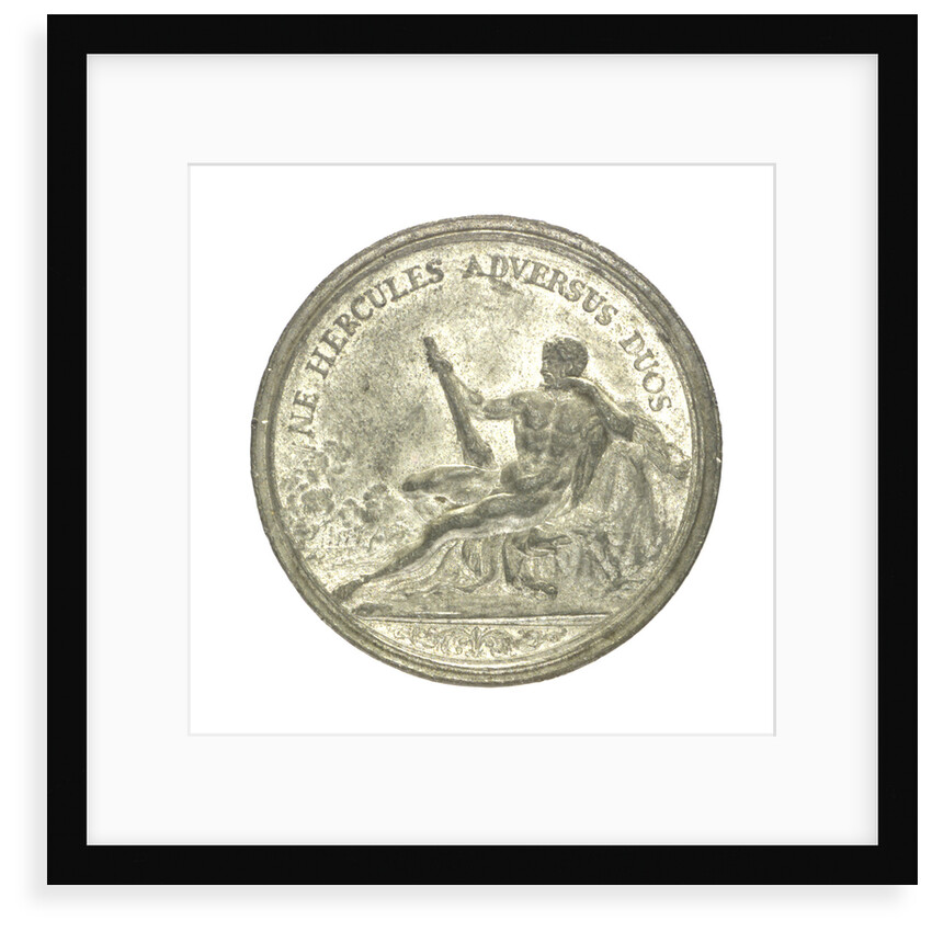 Medal commemorating the Battle of la Hogue, 1692; obverse by J. Smeltzing
