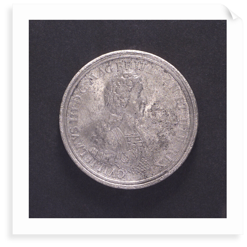 Medal commemorating the Battle of la Hogue, 1692; obverse by Jan Luder