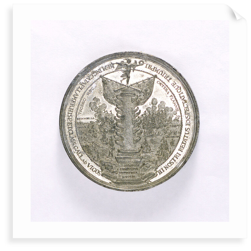 Medal commemorating the Expedition to Vigo Bay, 1702; obverse by M. Smeltzing