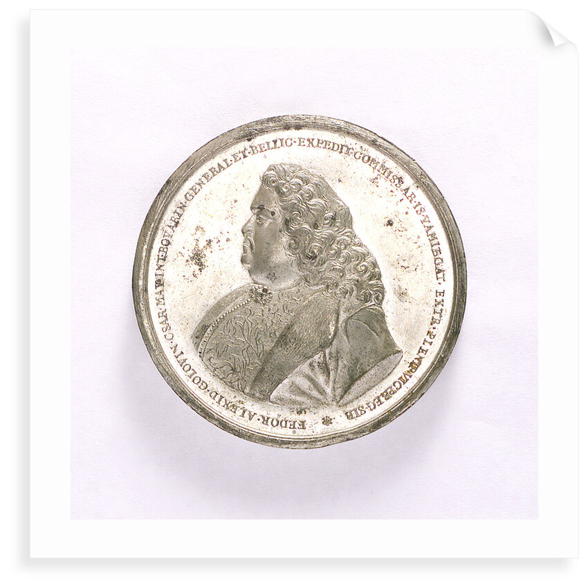 Medal commemorating Admiral Golovin; obverse by unknown