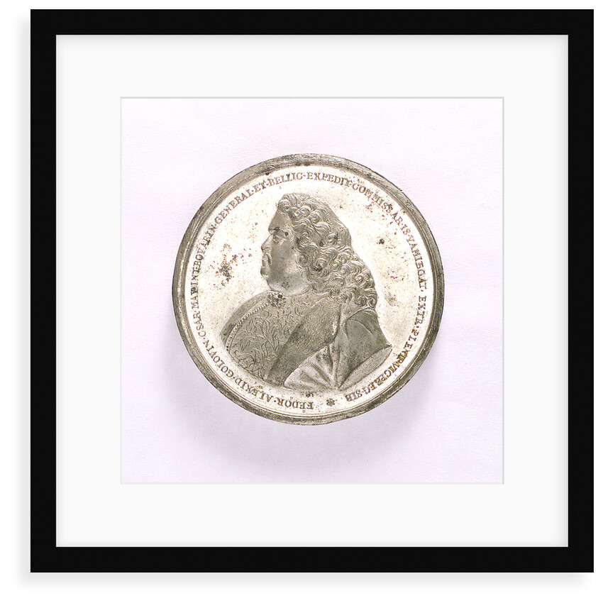 Medal commemorating Admiral Golovin; obverse by unknown