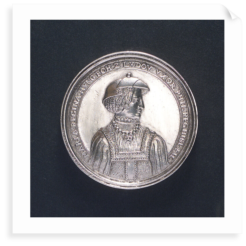 Medal commemorating Queen Mary of Hungary, Regent of the Netherlands; obverse by unknown