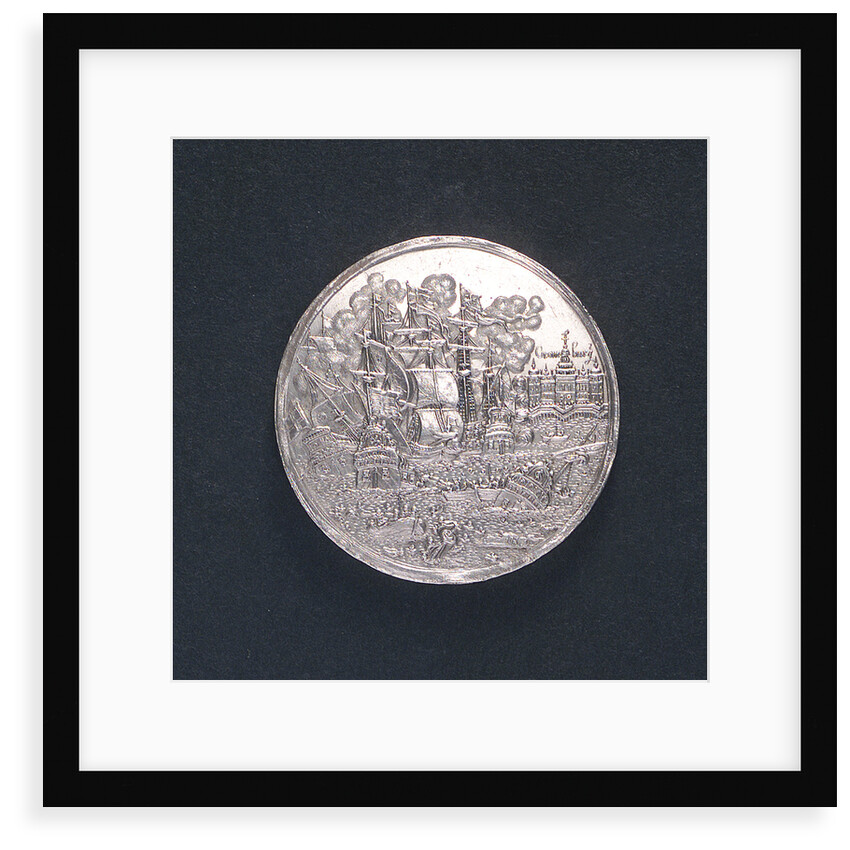Medal commemorating the relief of Copenhagen and evacuation of Croneburg, 1658; obverse by J. Hercules