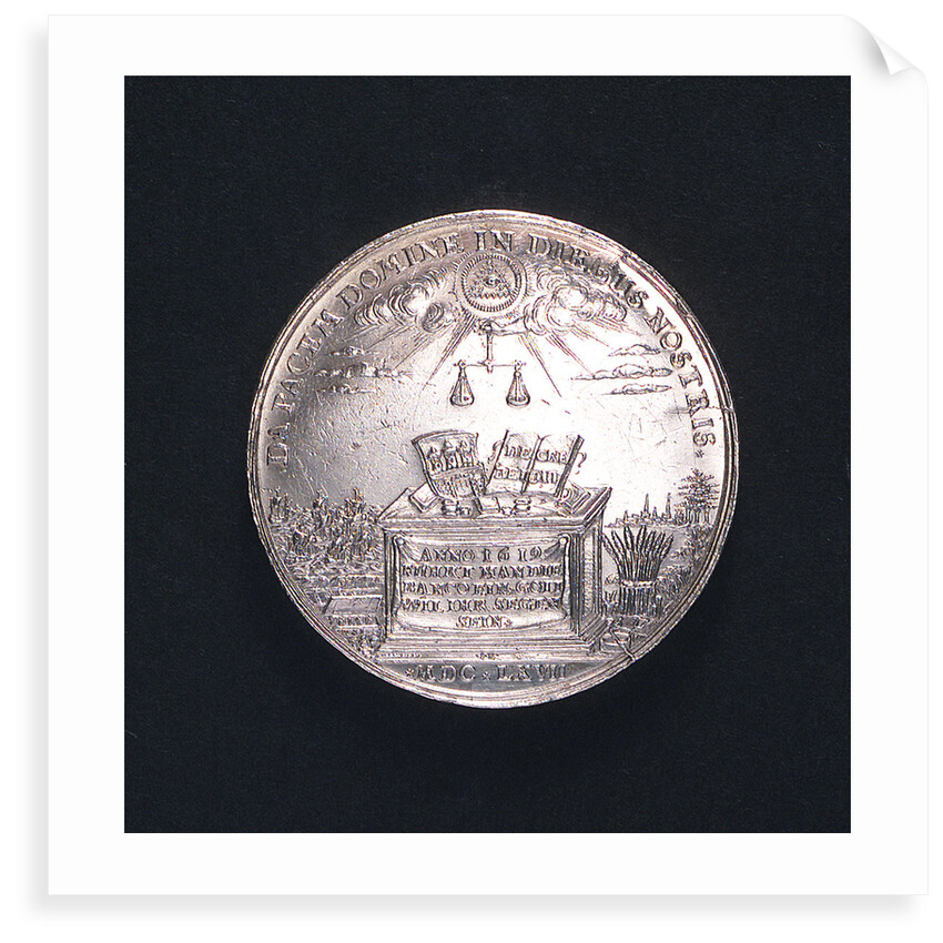 Medal commemorating the Port of Hamburg; reverse by I.K.