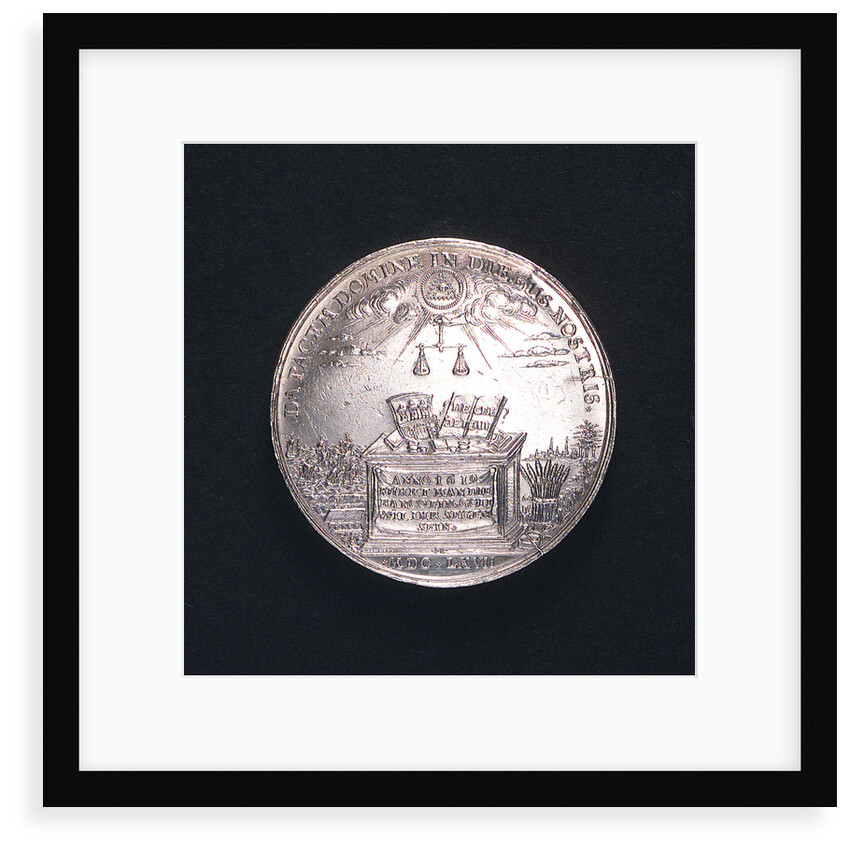 Medal commemorating the Port of Hamburg; reverse by I.K.