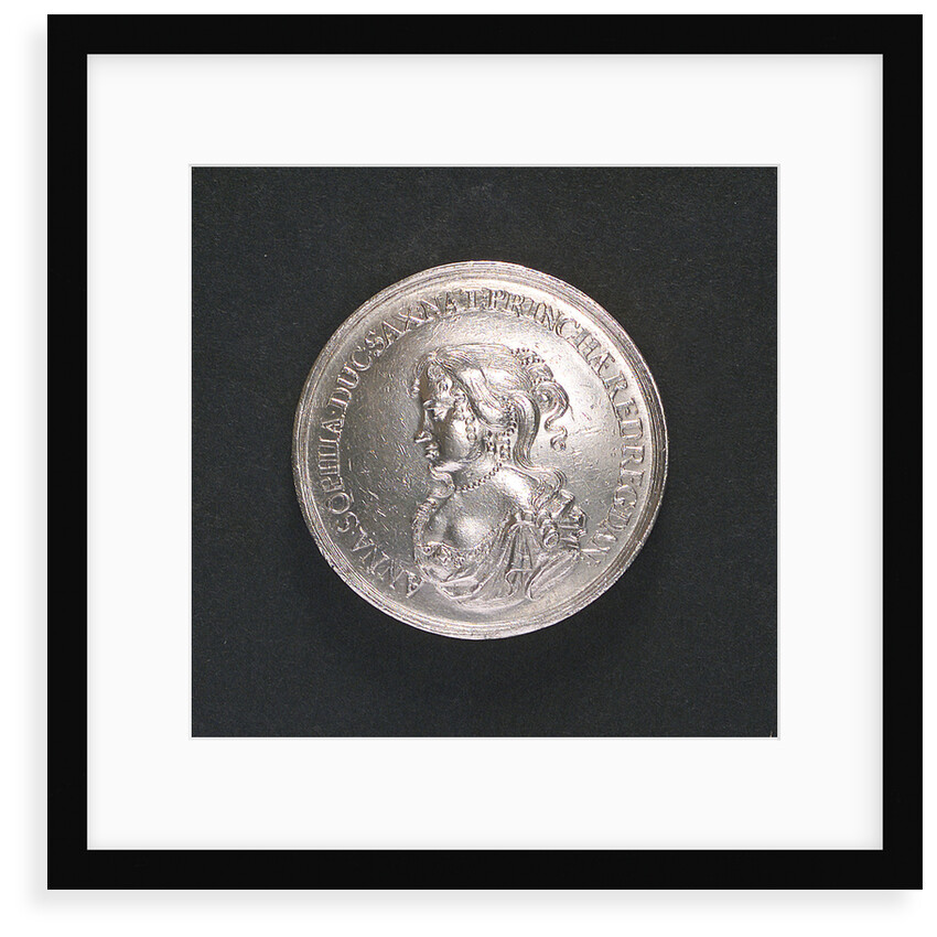 Medal commemorating the visit to Copenhagen of Princess Anna Sophia of Saxony, 1676; obverse by E.K. D