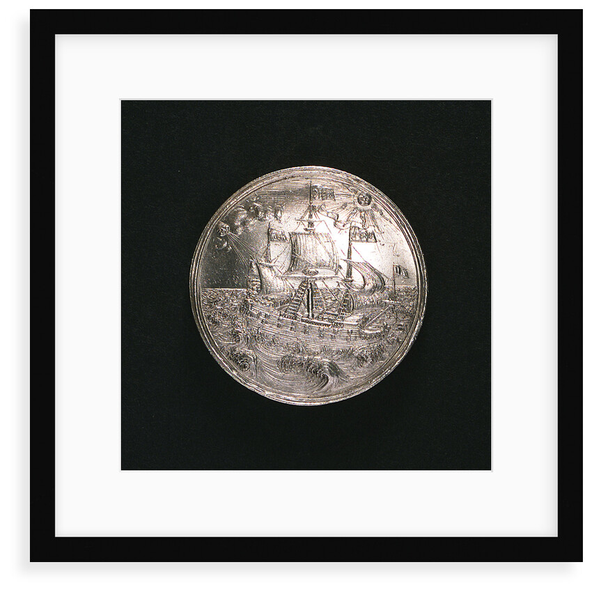 Medal commemorating the visit to Copenhagen of Princess Anna Sophia of Saxony, 1676; reverse by E.K. D