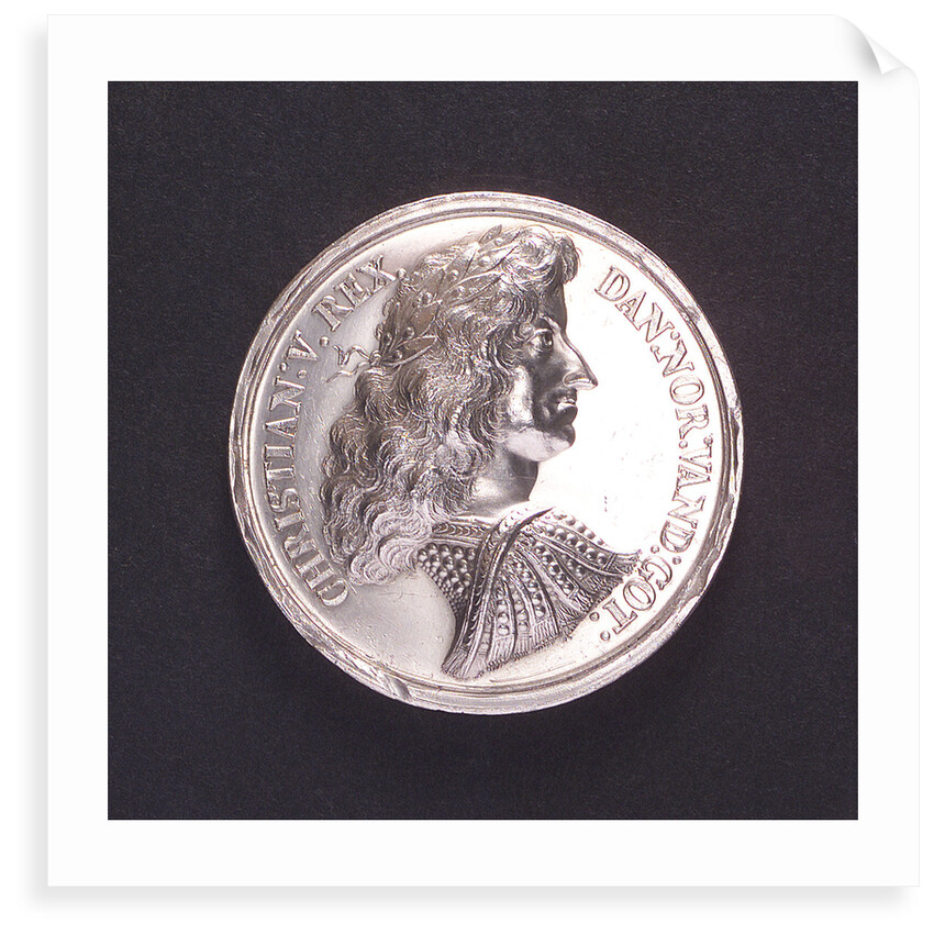 Medal commemorating the Battle of Öland, 1676; obverse by unknown