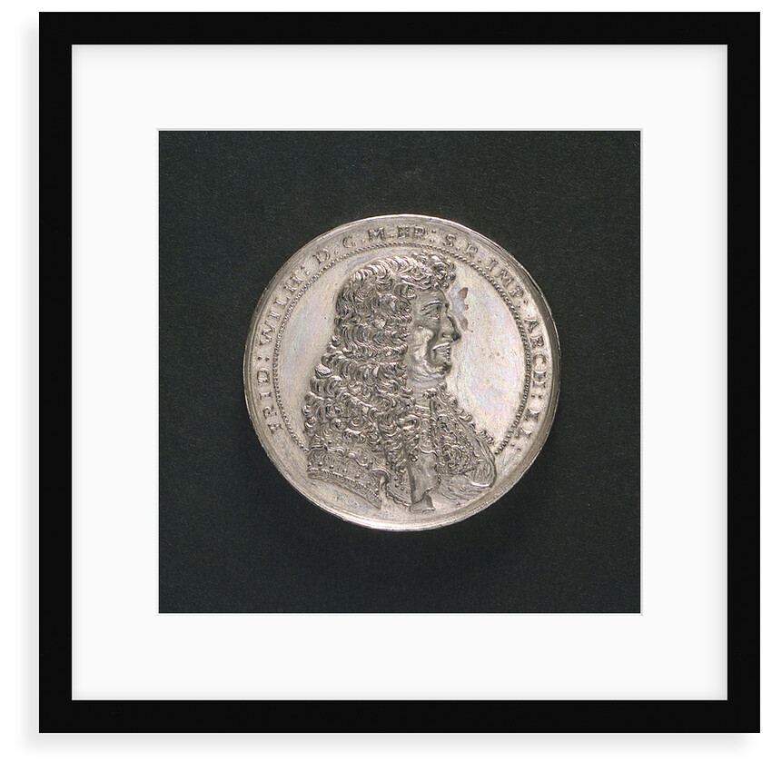 Medal commemorating the voyage to Guinea, 1681; obverse by J.B. Schultz