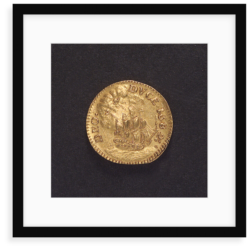 Medal commemorating the voyage to Guinea, 1681; reverse by unknown