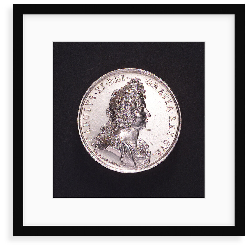 Medal commemorating the naval demonstration and the peace of Altona, 1689; obverse by A. Meibus