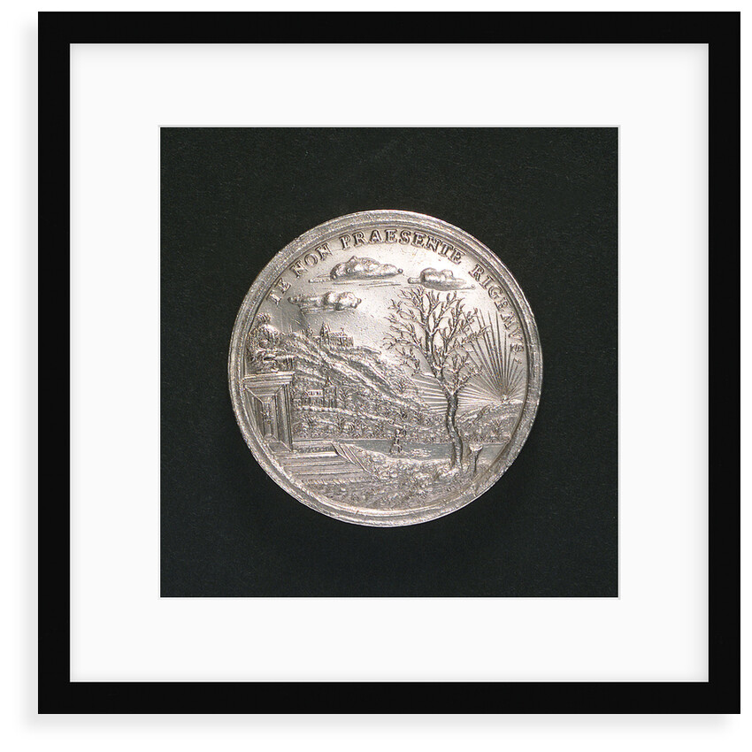 Medal commemorating the Duke of Saxegotha's return home from England; obverse by C. Wermuth