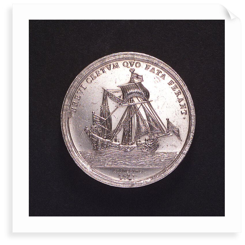 Medal commemorating the Duke of Saxegotha's return home from England; reverse by C. Wermuth