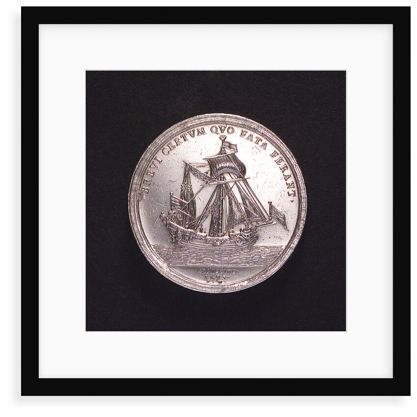 Medal commemorating the Duke of Saxegotha's return home from England; reverse by C. Wermuth