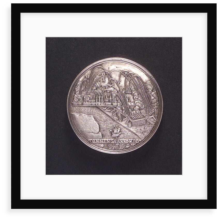 Medal commemorating the bombardment of Tönningen and Copenhagen, 1700; obverse by unknown
