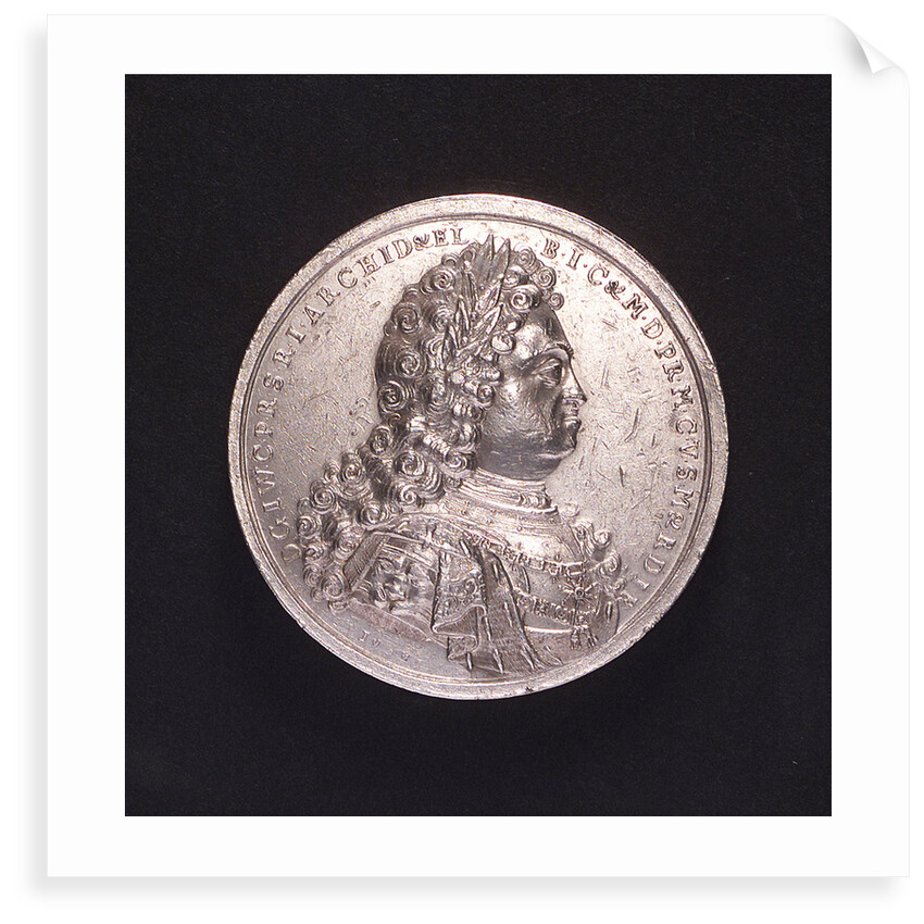 Medal commemorating Danube shipping; obverse by von Setter