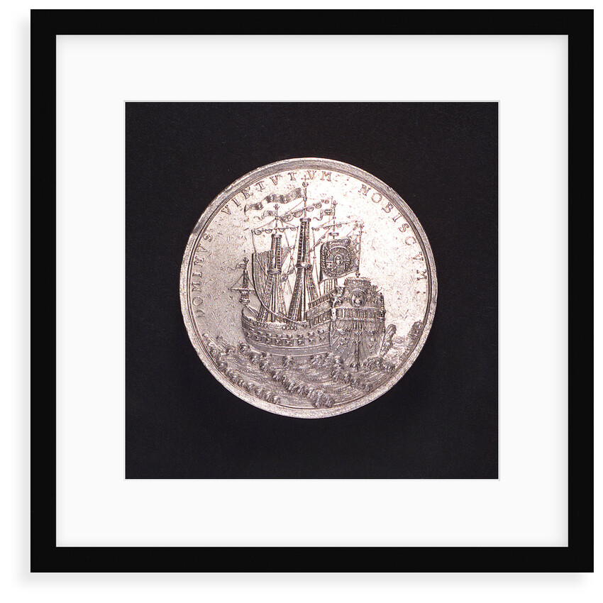 Medal commemorating Danube shipping; reverse by von Setter